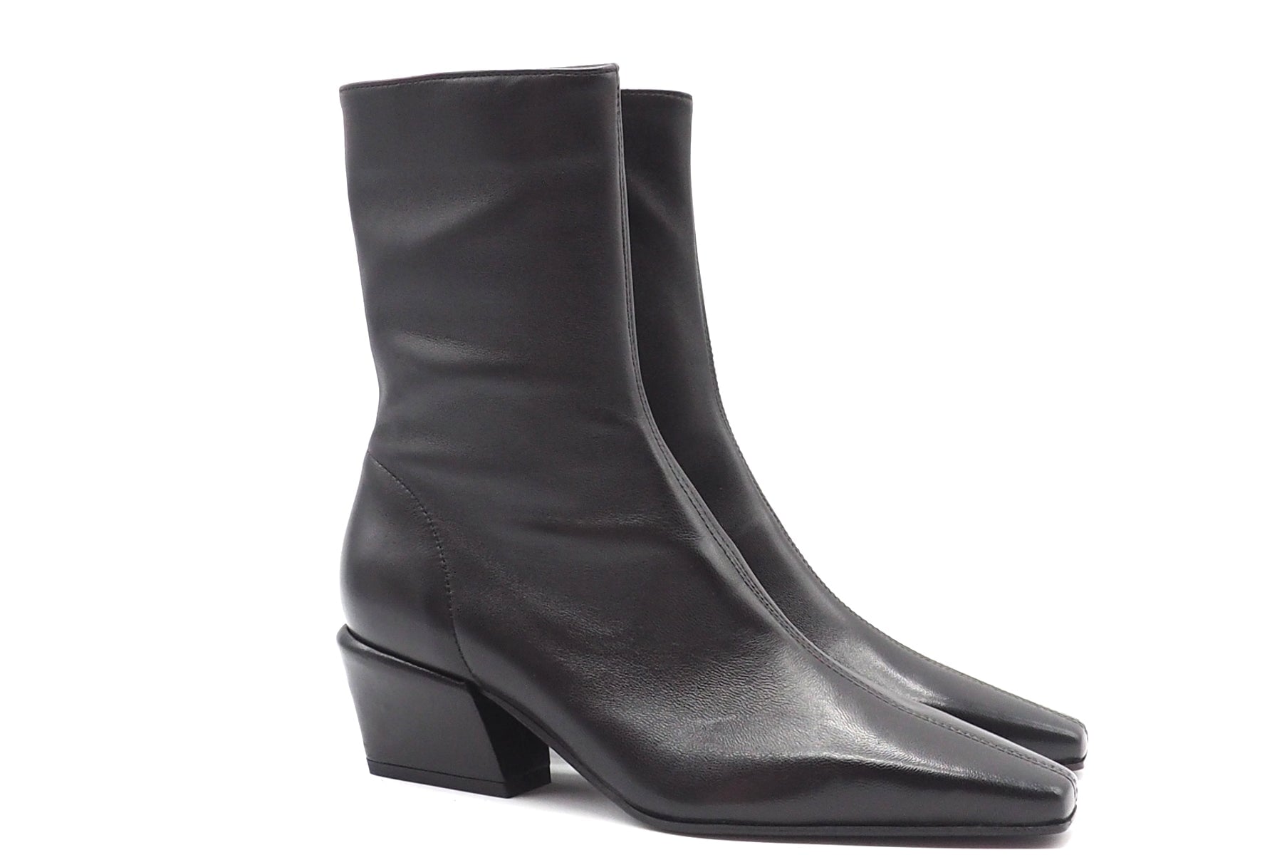 Damen Stiefelette aus Nappaleder-Stretch in Schwarz Damen Stiefeletten Kennel & Schmenger 