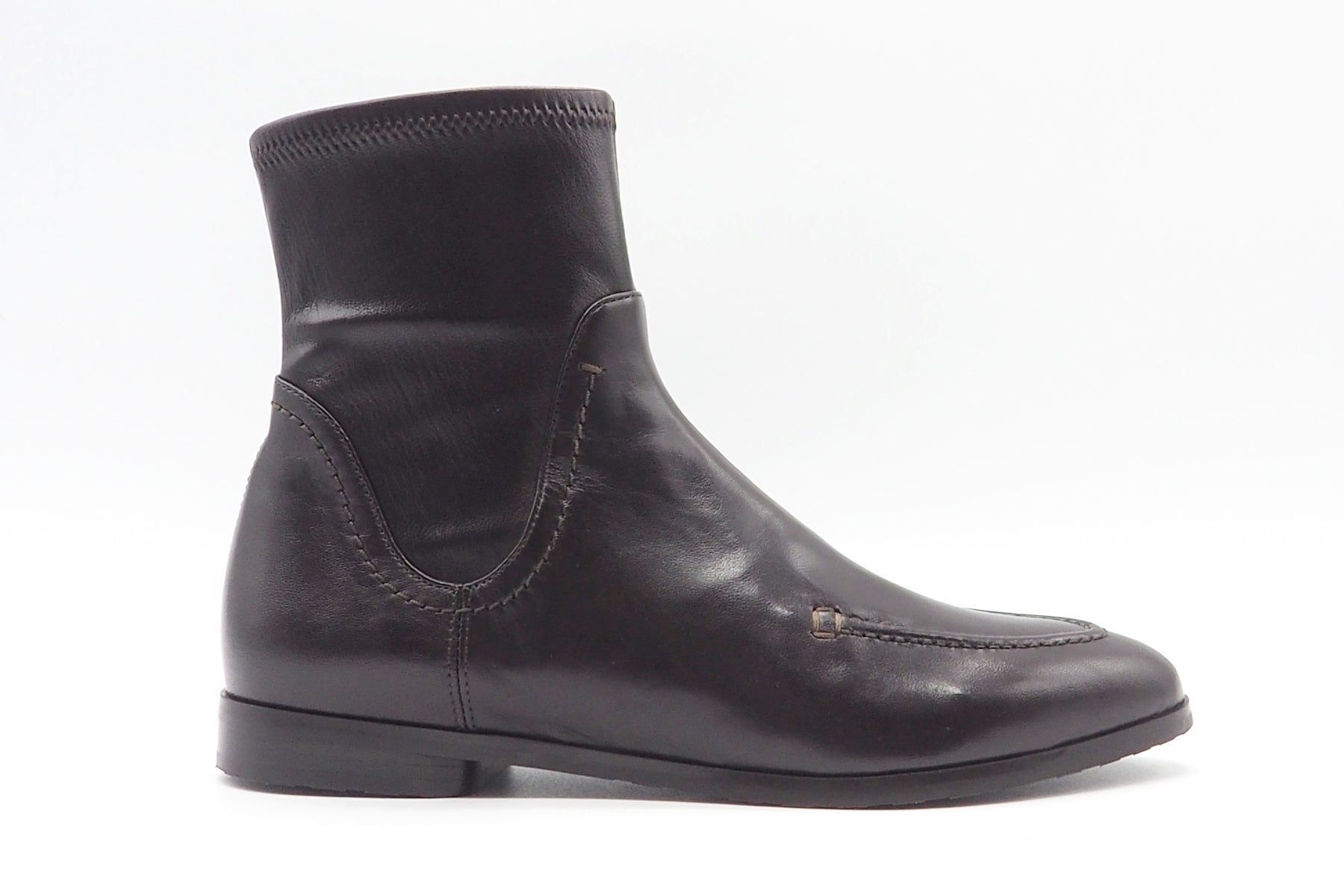 Damen Stiefelette im Moccassinstil aus anschmiegsamen Leder in Braun Damen Stiefeletten Truman´s 