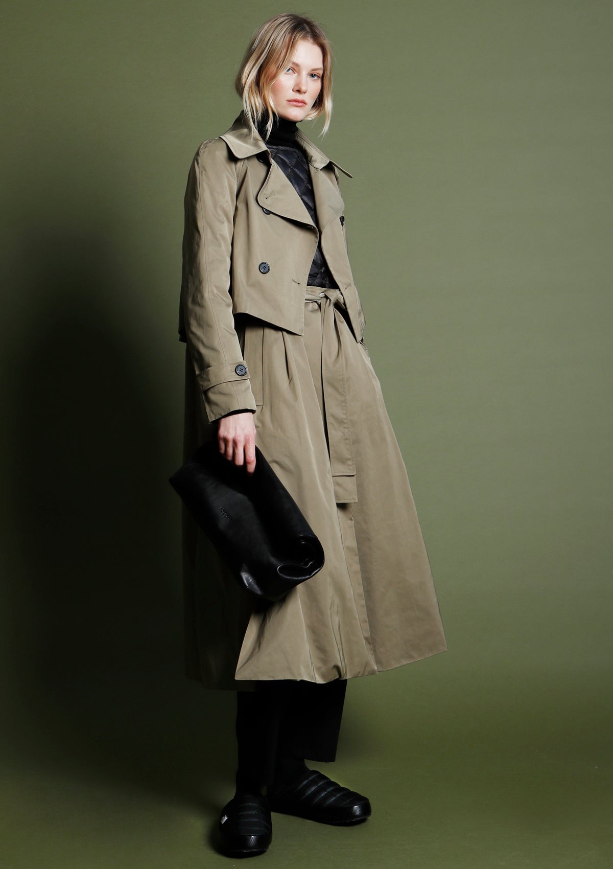 Damen Trenchcoat in Stone Damen Kleid Psophia 