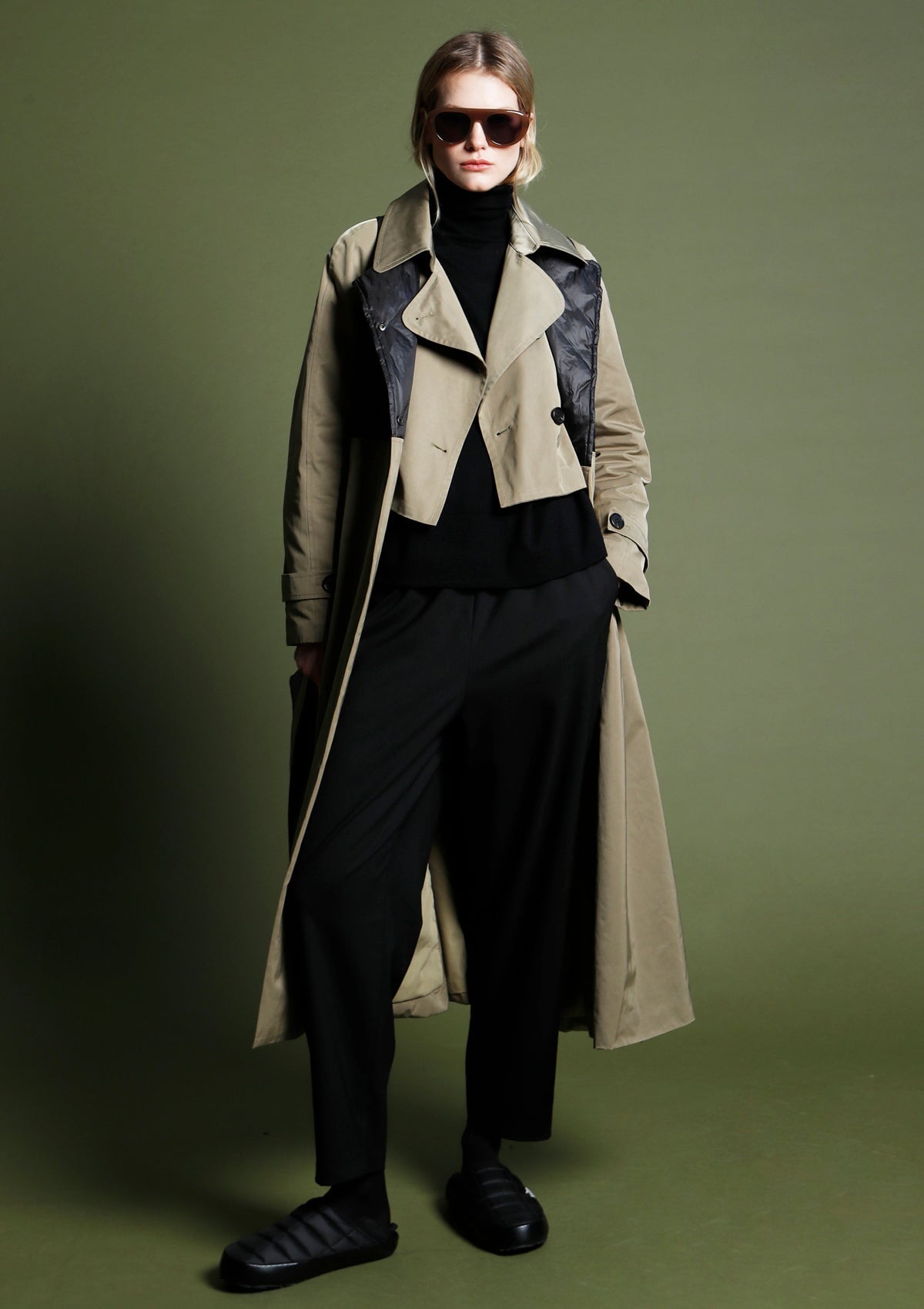 Damen Trenchcoat in Stone Damen Kleid Psophia 