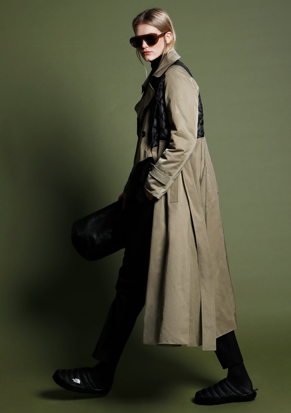 Damen Trenchcoat in Stone Damen Kleid Psophia 