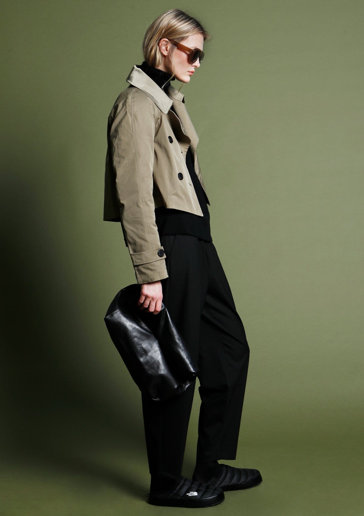 Damen Trenchcoat in Stone Damen Kleid Psophia 