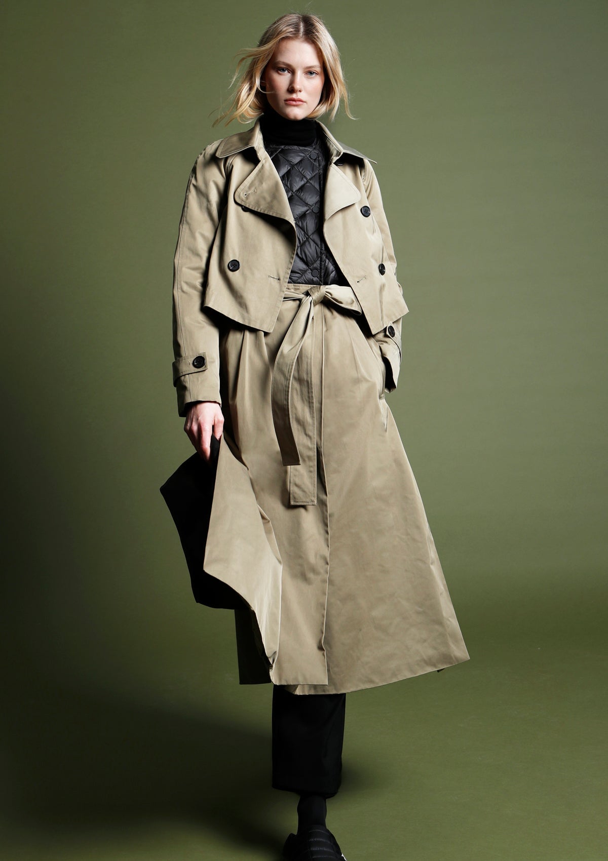 Damen Trenchcoat in Stone Damen Kleid Psophia 