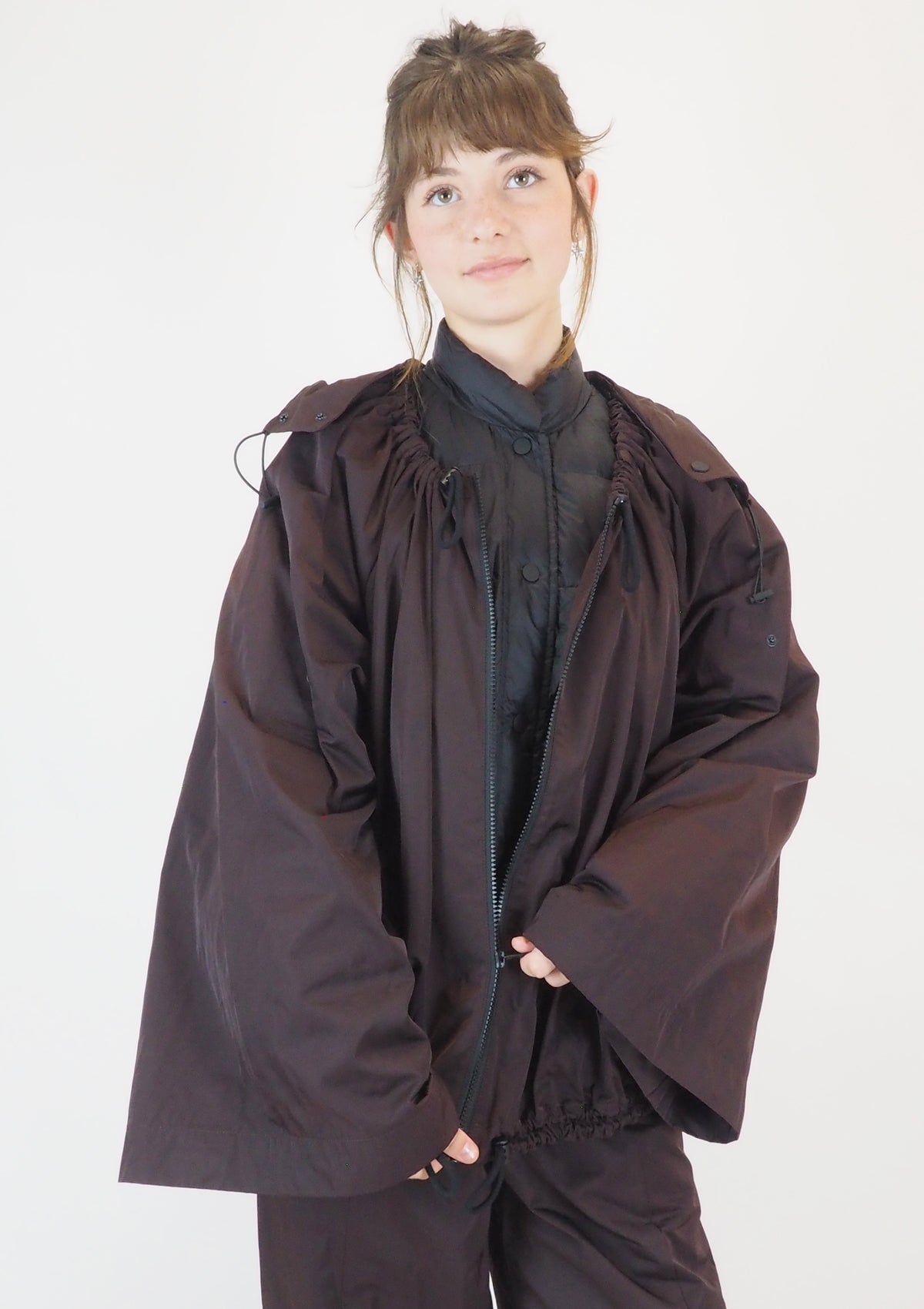 Damenjacke 2-in-1 in Braun mit Daunen-Innenjacke Damen Jacke Psophia 