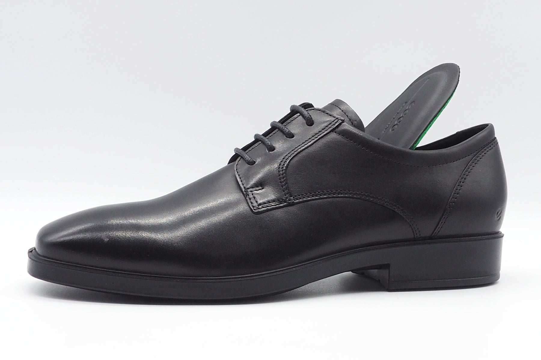 Eleganter Herren Schnürschuh aus Glattleder in Schwarz & weicher Sohle - Milan Herren Klassik modern Ecco 