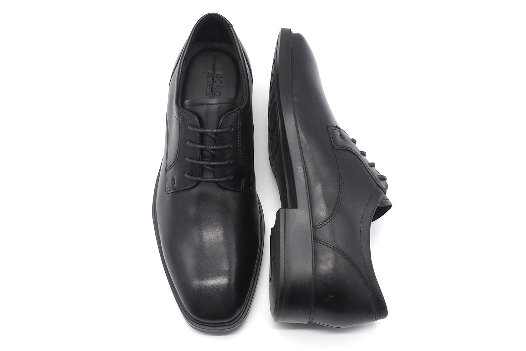 Eleganter Herren Schnürschuh aus Glattleder in Schwarz & weicher Sohle - Milan Herren Klassik modern Ecco 