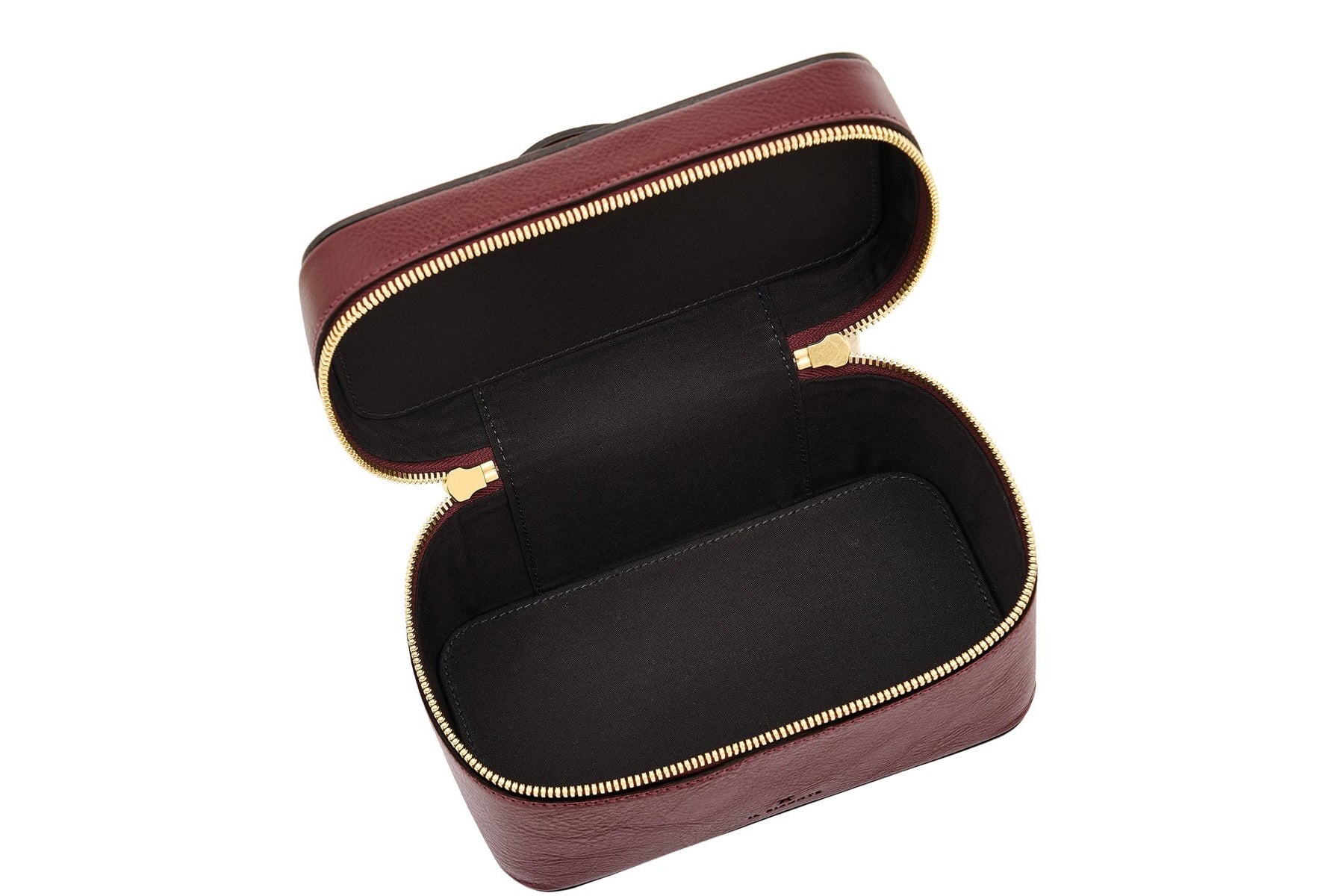 Extravagante Tasche im Beautycase-Style aus Leder in Bordeaux - Musa Taschen Klein & Chic Il Bisonte 