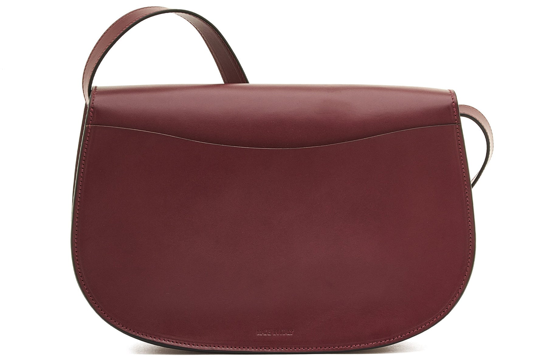 Feminine Schultertasche aus Leder in Bordeaux - Atelier Taschen Crossbody & Schultertaschen Il Bisonte 