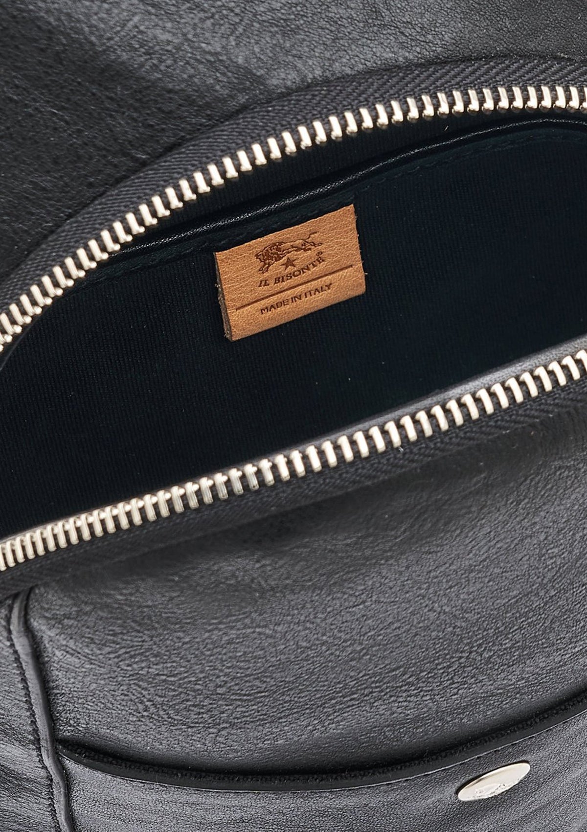 Geräumige Crossbody-Bag aus Naturleder in Schwarz - Cosimo Taschen Crossbody & Schultertasche Il Bisonte 