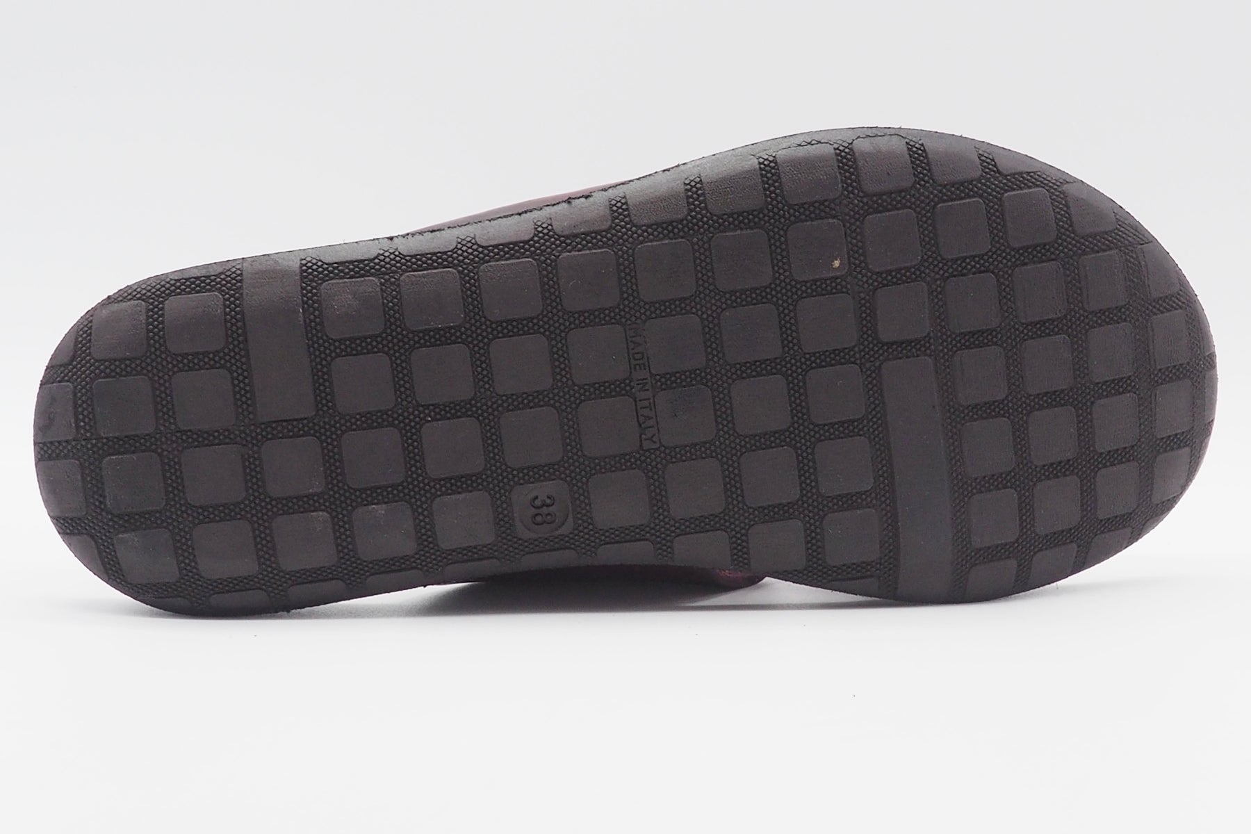Hand gearbeiteter Damen Pantolette aus Naturleder in Bordeaux Damen Mules & Sabots Brador 