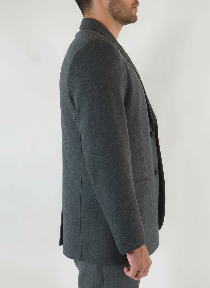 Herren Blazer aus super feiner Merinowolle in Grau Herren Blazer Harris Wharf London 