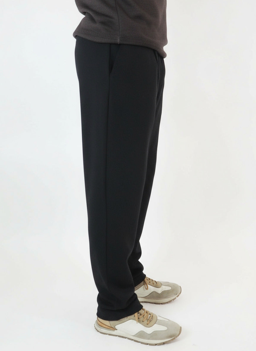 Herren Faltenhose in Schwarz Herren Hose Psophia 