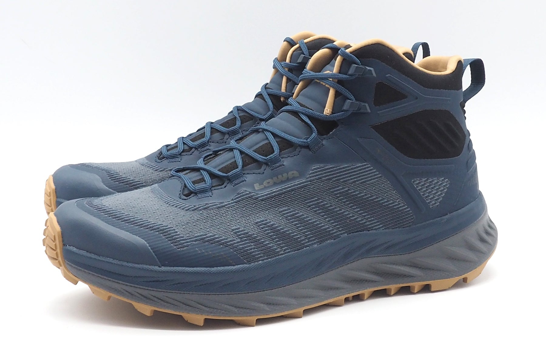 Herren Outdoor Schnürboot mit wasserdichter Goretex-Membrane in Blau - Fortux Herren Outdoor Lowa 