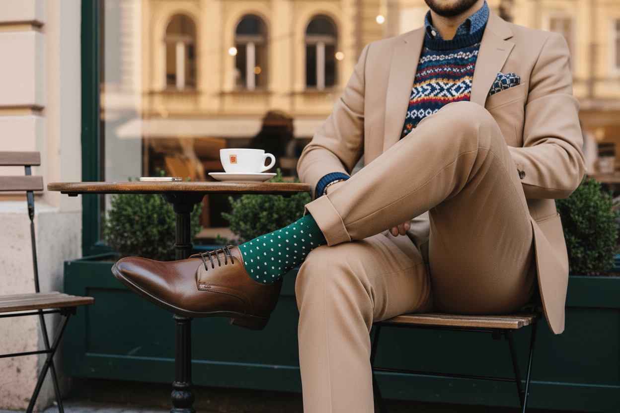 Herren Schnürschuh in Braun im Vintagestil mit Leder-& Gummisohle Herren Klassik modern Moma 