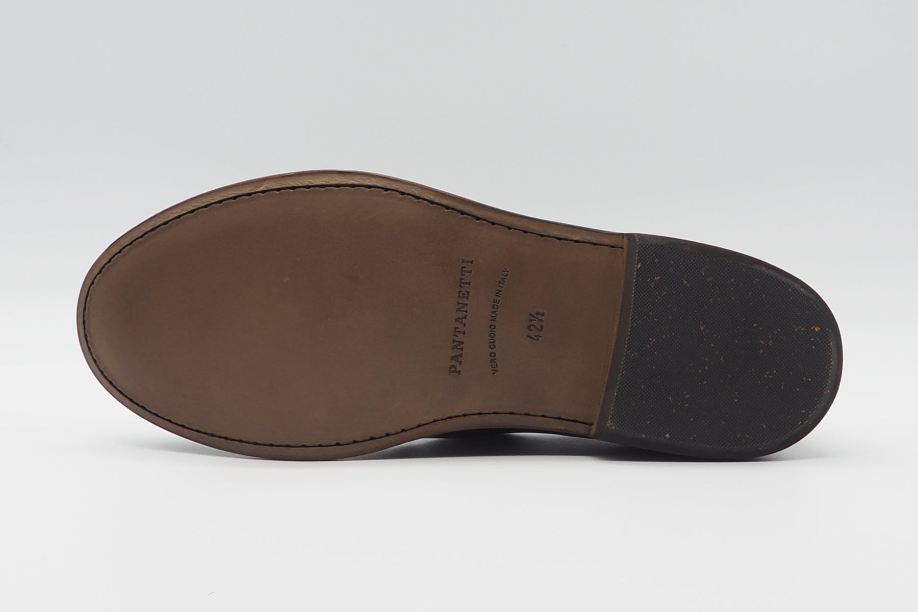 Herren Slipper aus Leder in Braun Herren Slipper & Mokassins Pantanetti 