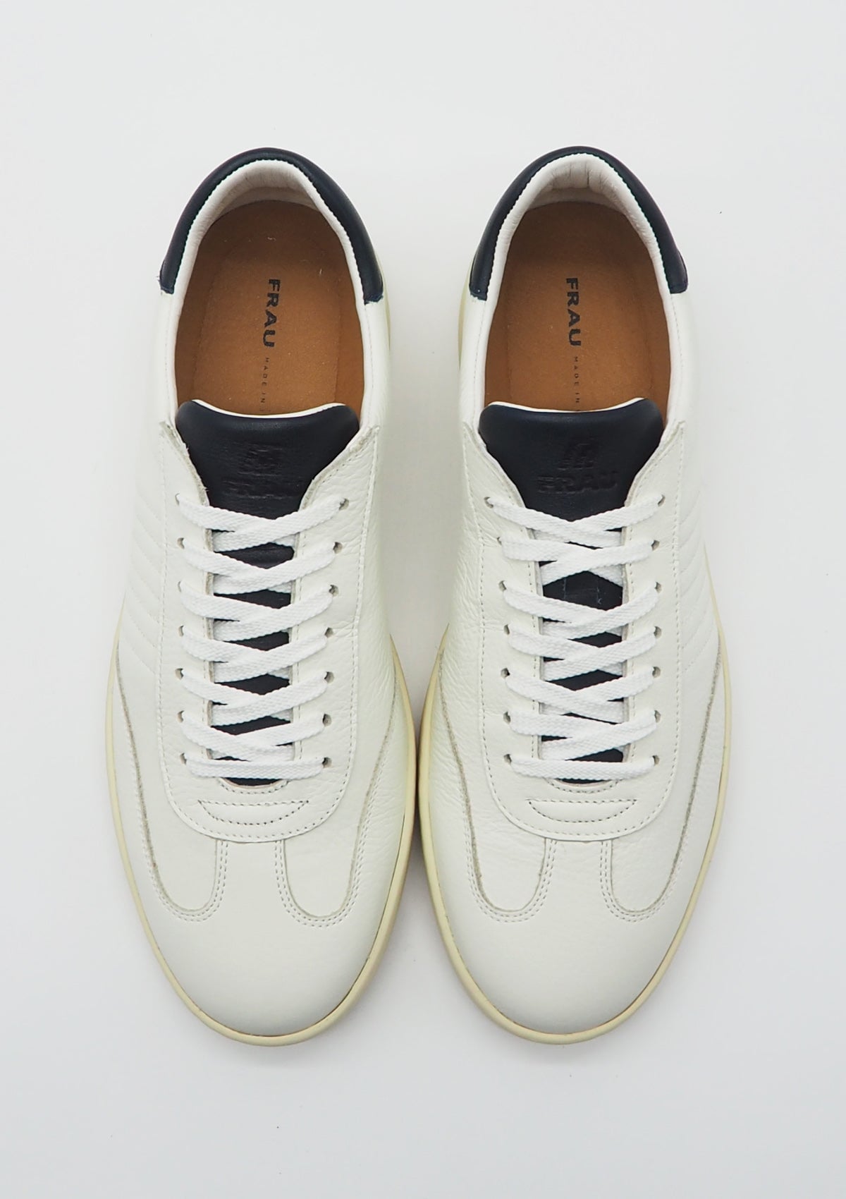 Herren Sneaker aus Glattleder in Offwhite Herren Sneaker Frau Verona 