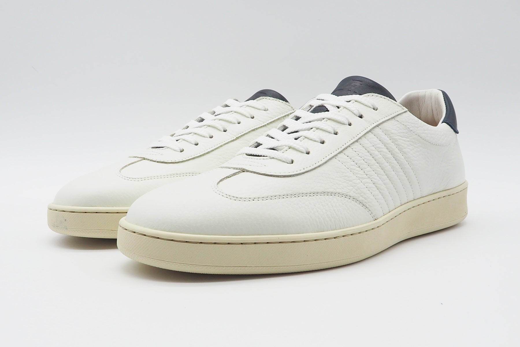 Herren Sneaker aus Glattleder in Offwhite Herren Sneaker Frau Verona 