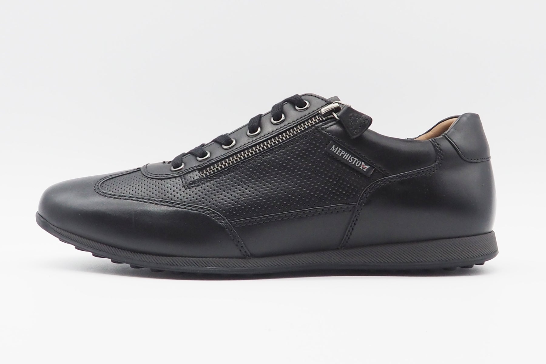 Herren Sneaker aus Leder in Schwarz - Leon Herren Sneaker Mephisto 