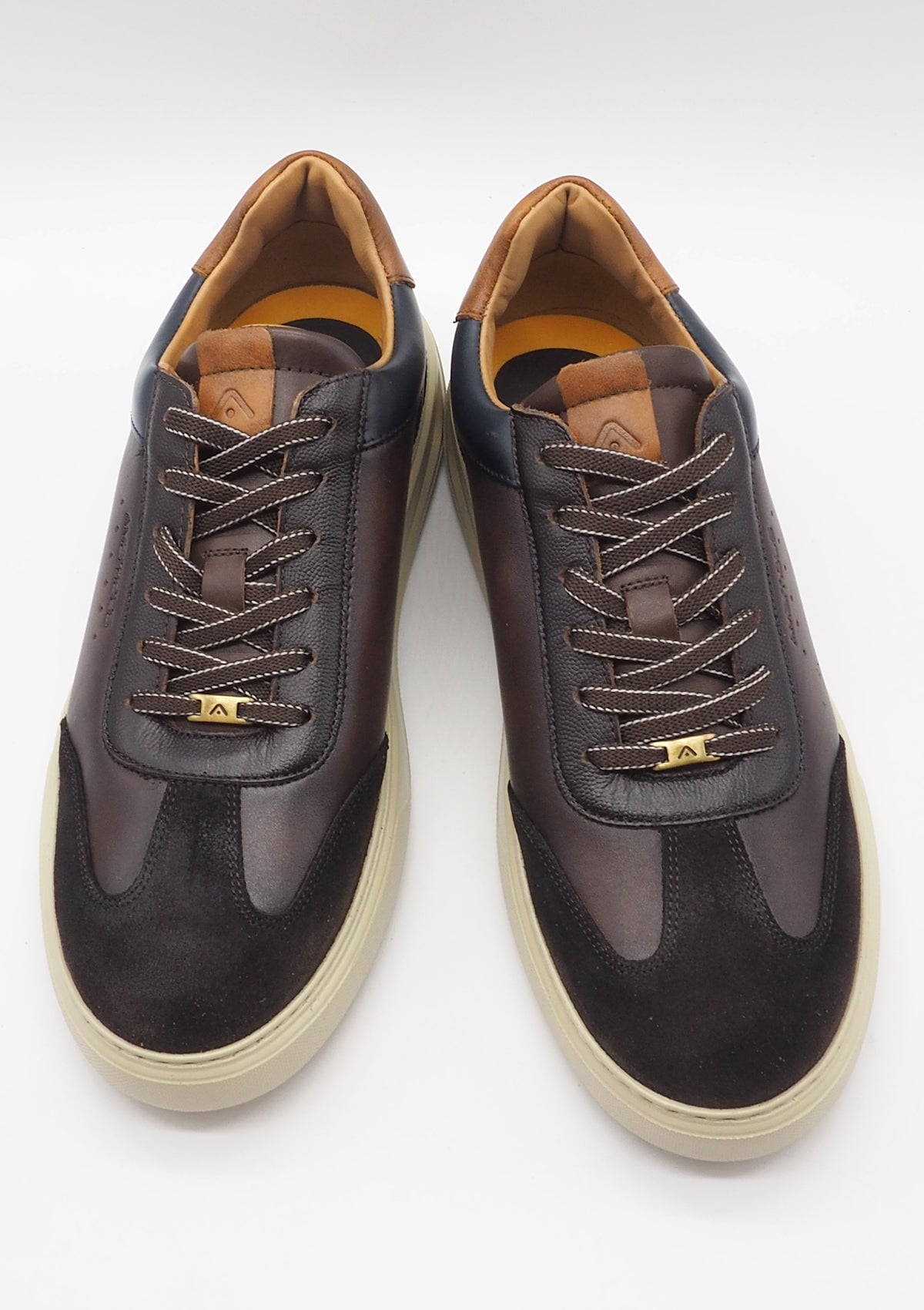Herren Sneaker aus Leder & Velours in Braun-Nuancen Herren Sneaker Ambitious 