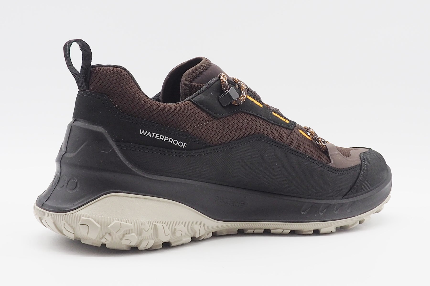 Herren Sneaker aus Textil in Dunkelbraun/Schwarz mit Michelinsohle Herren Sneaker Ecco 