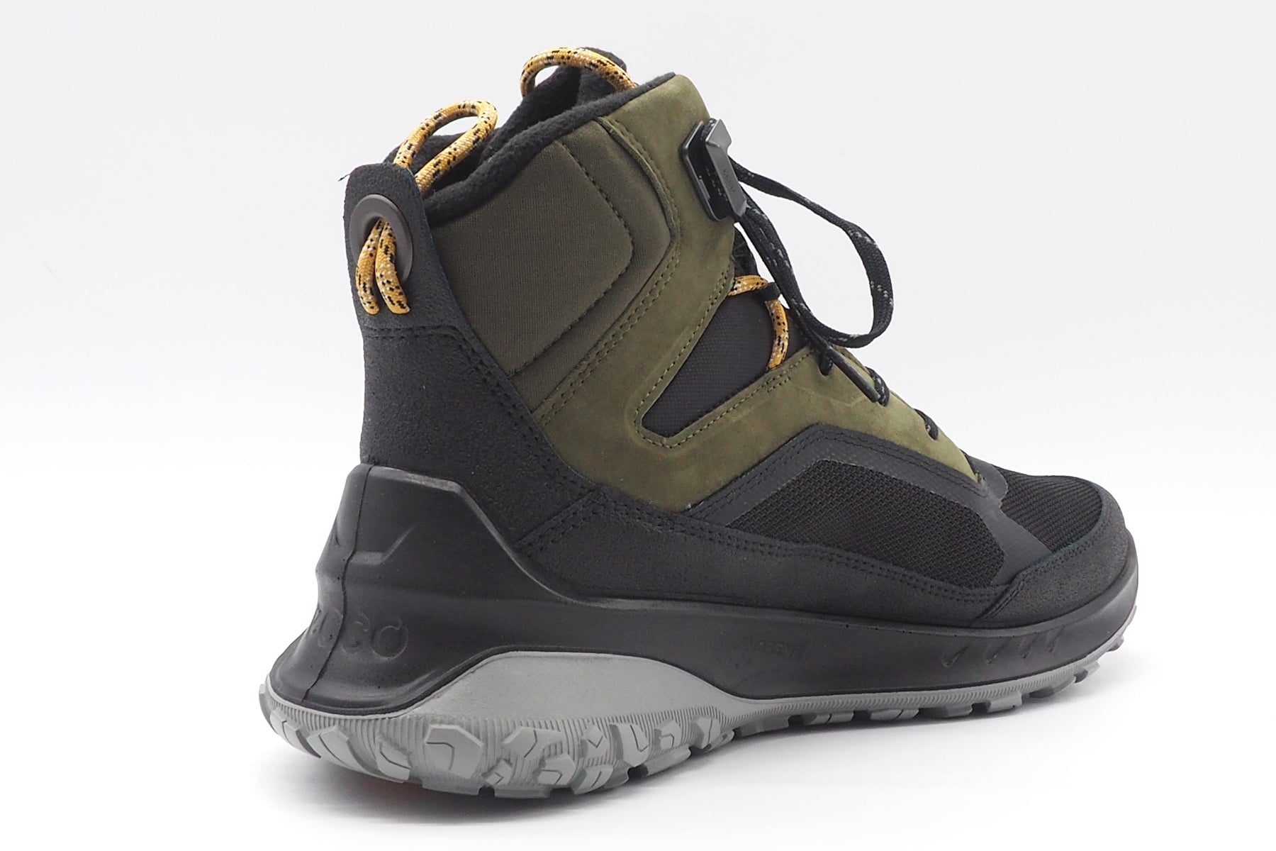 Herren Wasserdichte Outdoorschuhe aus Nubukleder in Oliv & Schwarz mit Michelin-Sohle Herren Schnürboots Ecco 