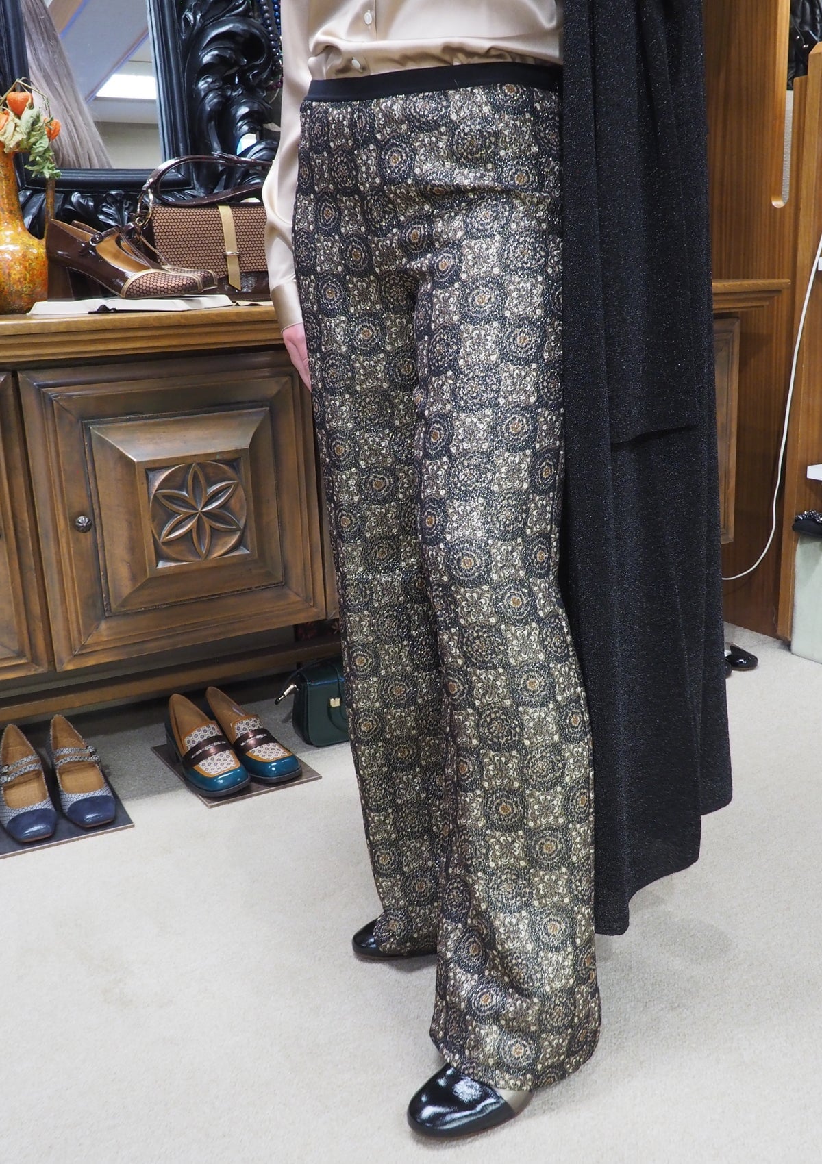 Lange Damenhose "Circe Cloque" aus der Goldline von SIYU Damen Ready to wear Fashion SIYU 