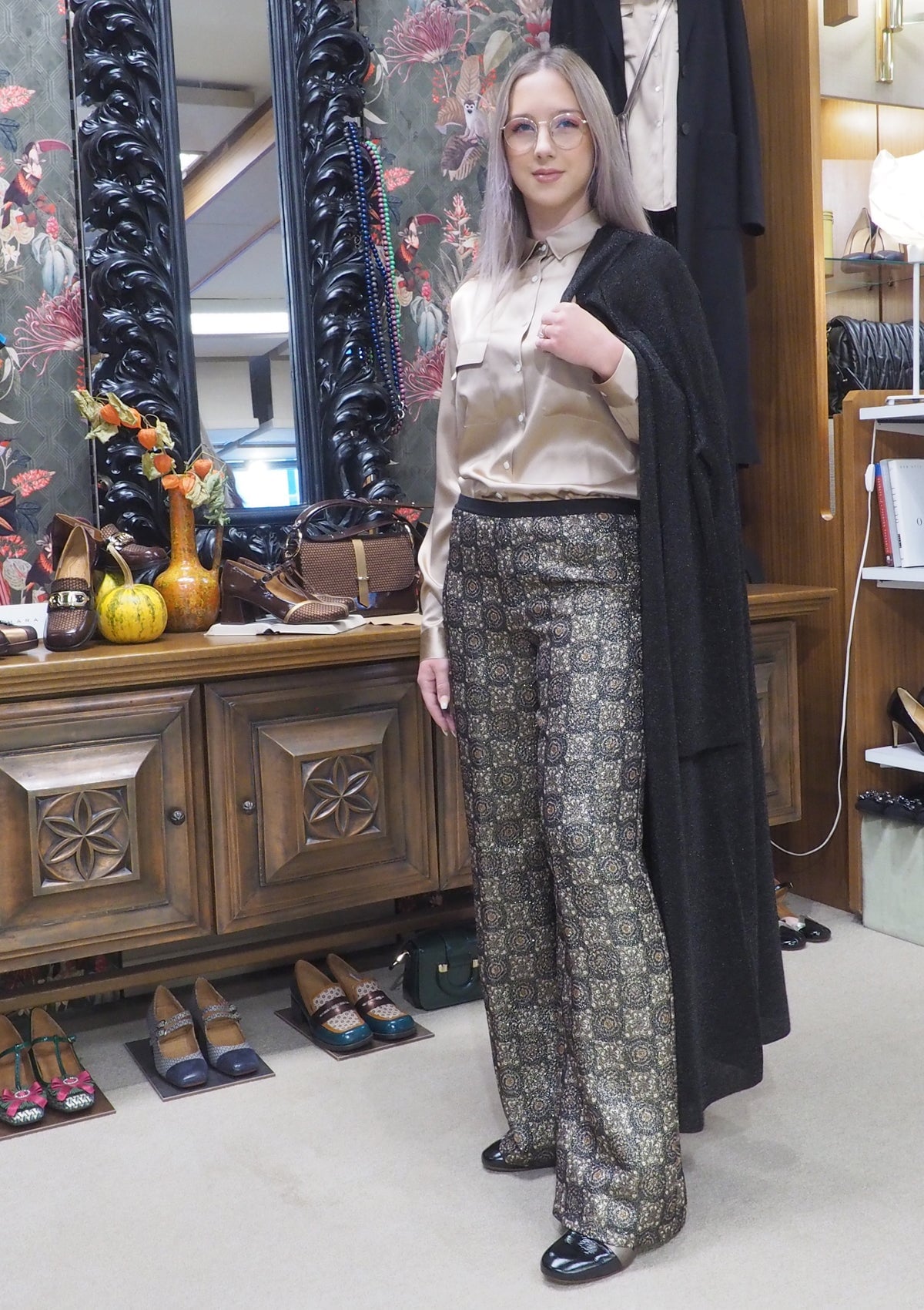 Lange Damenhose "Circe Cloque" aus der Goldline von SIYU Damen Ready to wear Fashion SIYU 