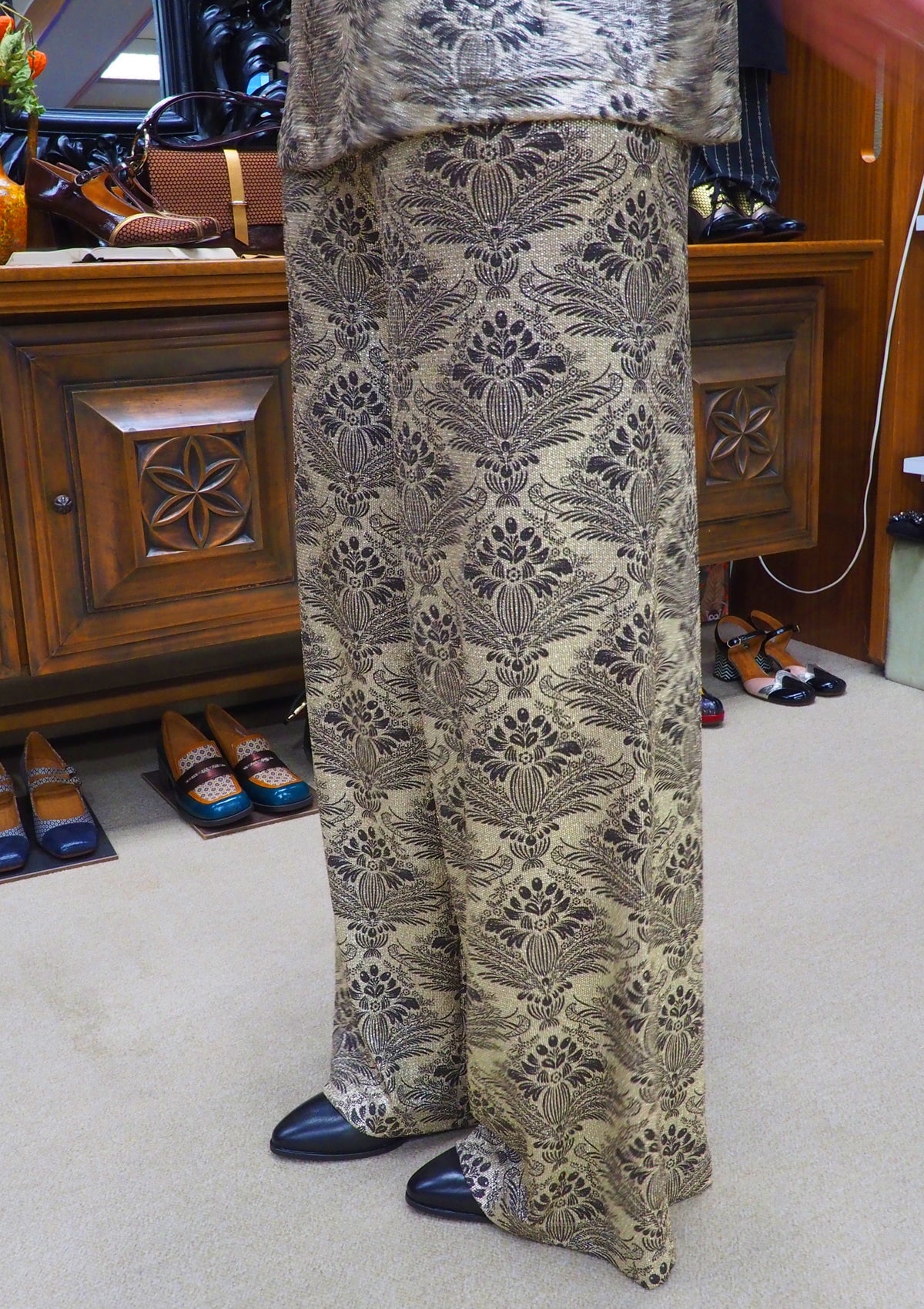 Lange Damenhose mit elastischem Bund aus der Goldline von SIYU Damen Ready to wear Fashion SIYU 