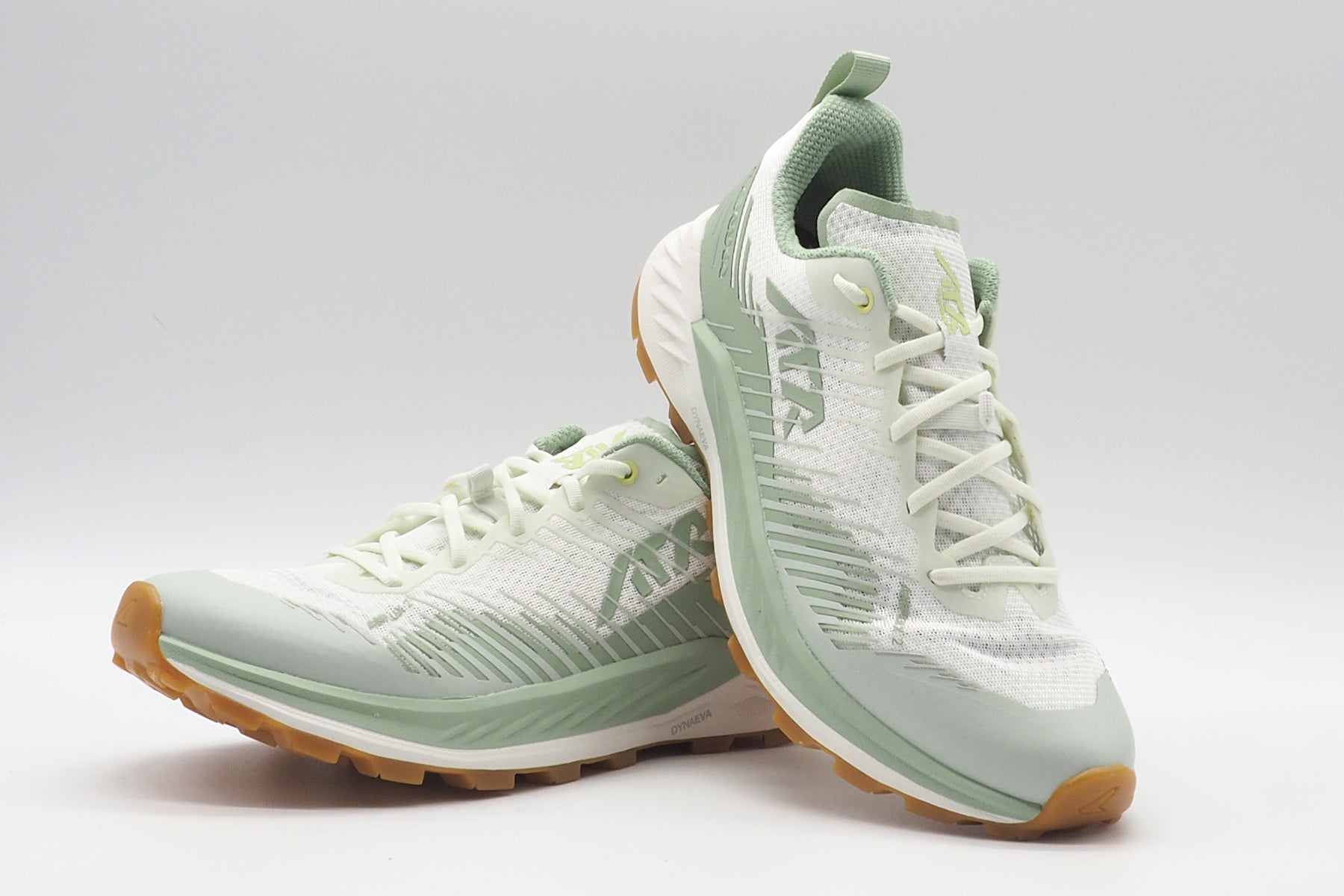 Leichter Damen Outdoor Sneaker in Weiß & Grün - AMPLUX Damen Sneaker Lowa 