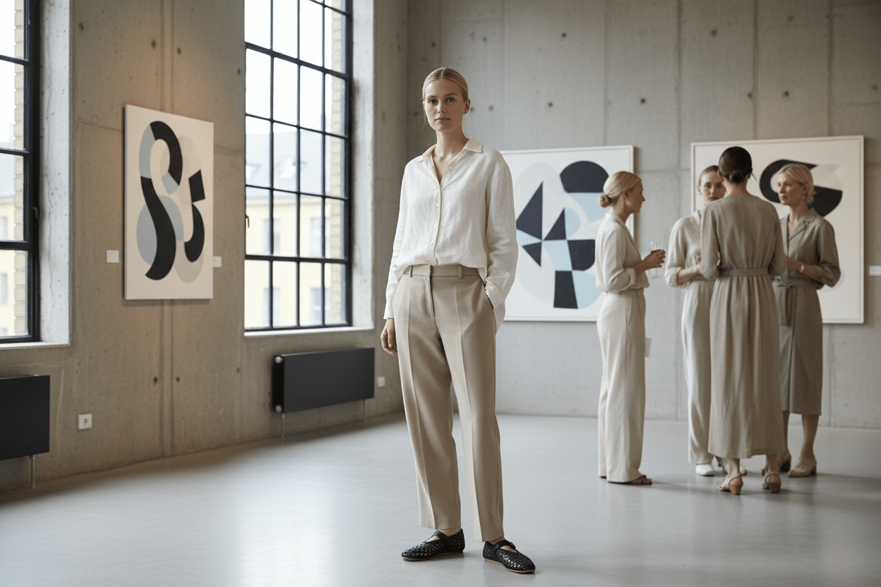 Mary-Jane Damen Ballerina aus perforiertem Leder in Schwarz mit Ristspange Damen Ballerinas Werner 