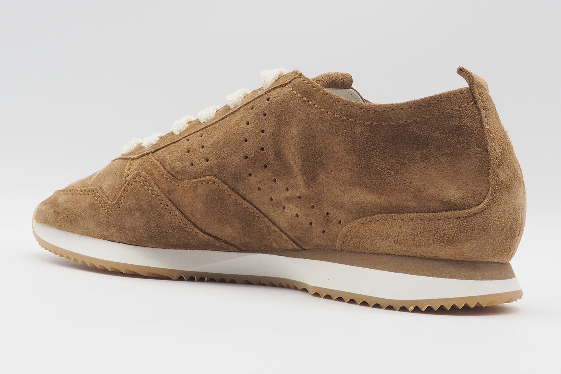 Softer Damen Sneaker aus Veloursleder in Braun mit weicher Sohle Damen Sneaker Kennel & Schmenger 
