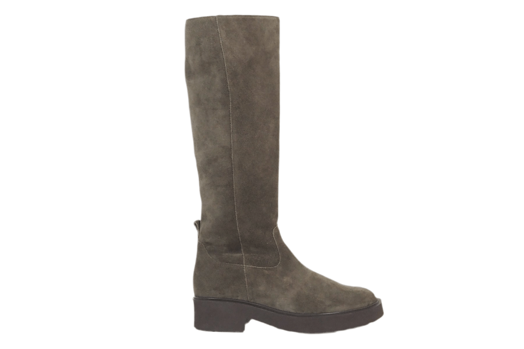 Sportlicher Damenreitstiefel aus Veloursleder in Tope Damen Stiefel Gabor 