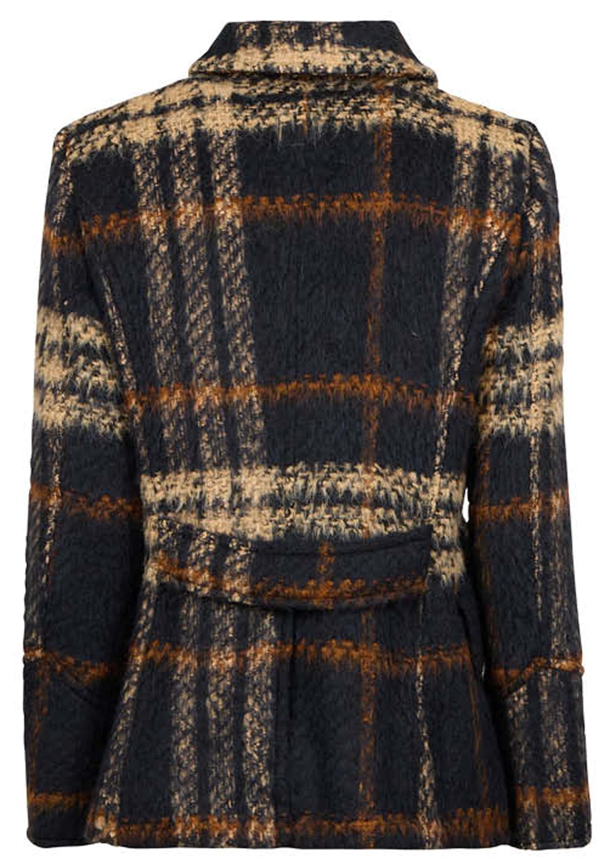 Warme Damenjacke im Karomuster Damen Ready to wear Fashion Hannes Roether 