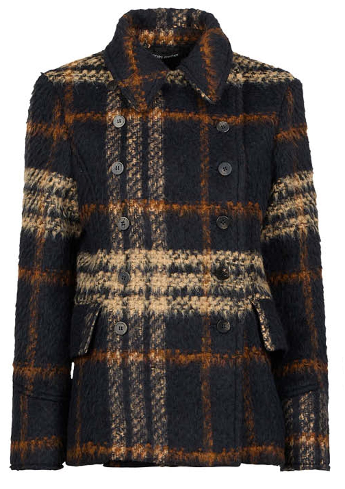 Warme Damenjacke im Karomuster Damen Ready to wear Fashion Hannes Roether 