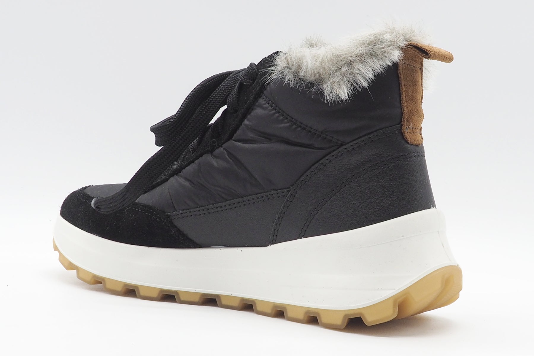 Wasserdichter Damen High-Top-Sneaker aus Velours & Gore-Tex in Schwarz Damen Sneaker Legero 