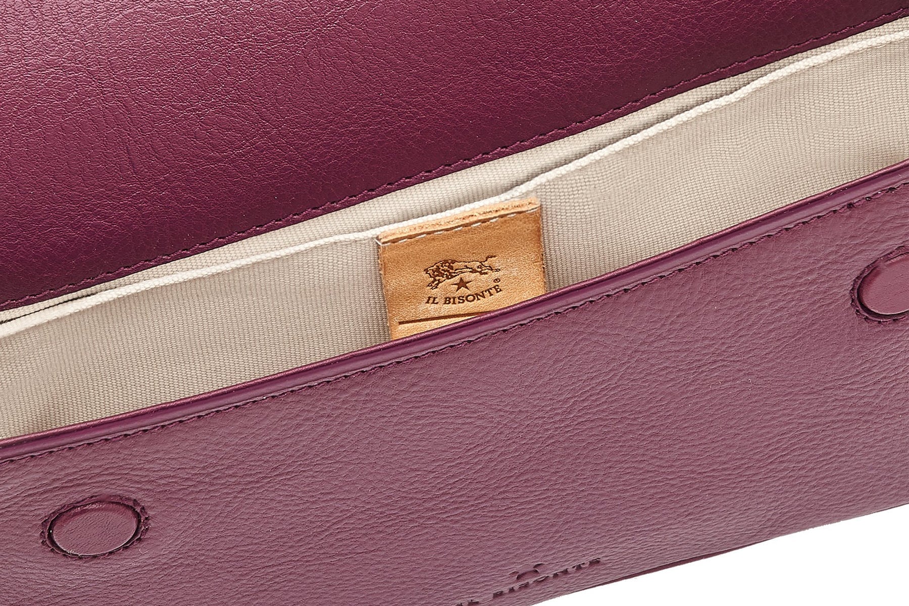 Crossbody-Tasche aus Leder in Bordeaux - BCR342 Taschen Crossbody & Schultertaschen Il Bisonte 