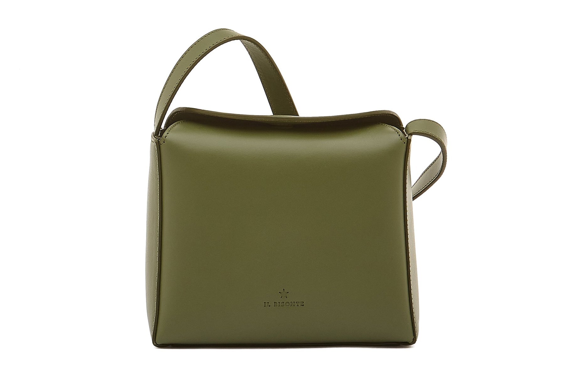 Crossbody-Tasche aus Leder in Grün - BCR339 Taschen Crossbody & Schultertaschen Il Bisonte 