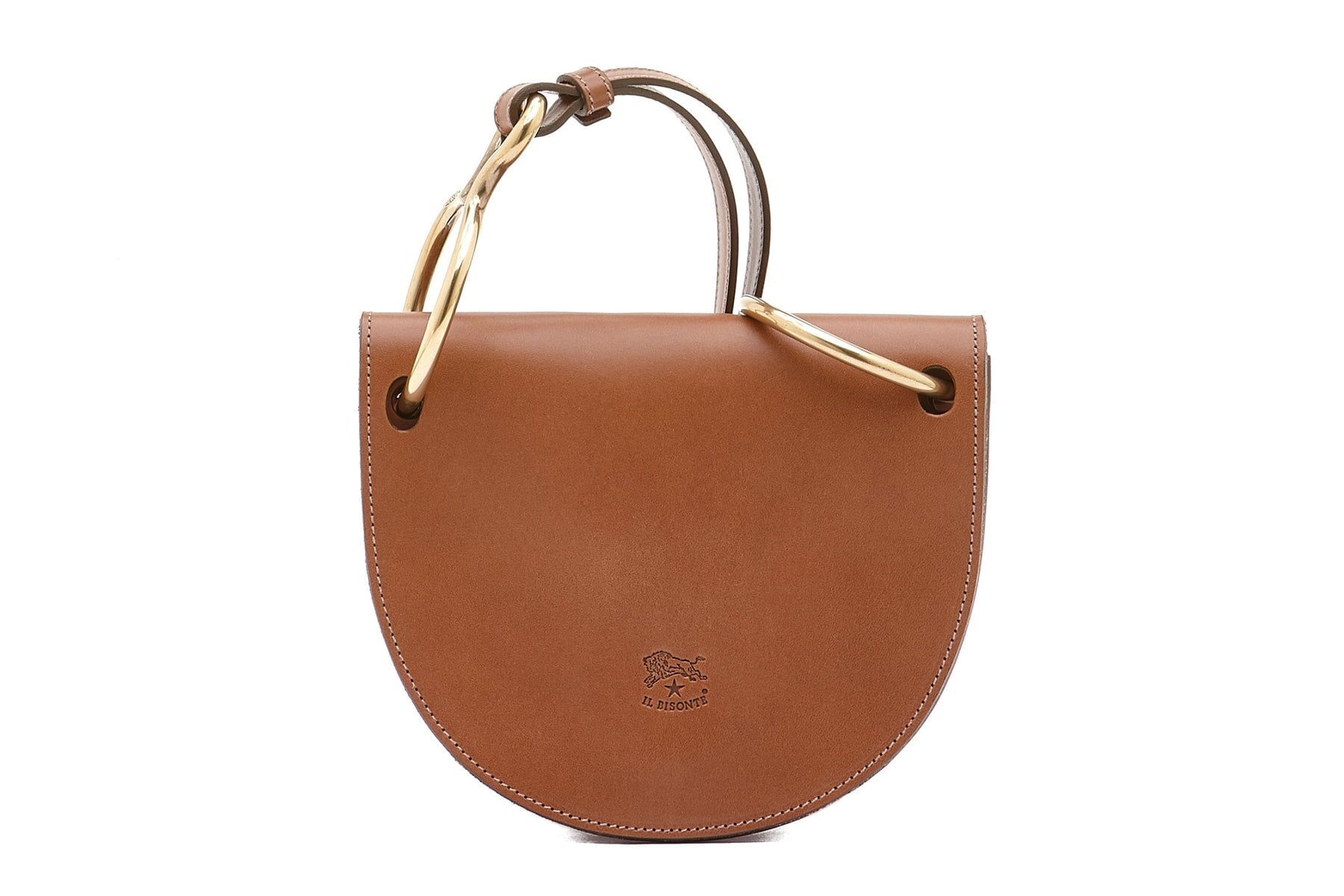 Crossbody-Tasche aus Leder in Mittelbraun - BCR192 Taschen Crossbody & Schultertaschen Il Bisonte 