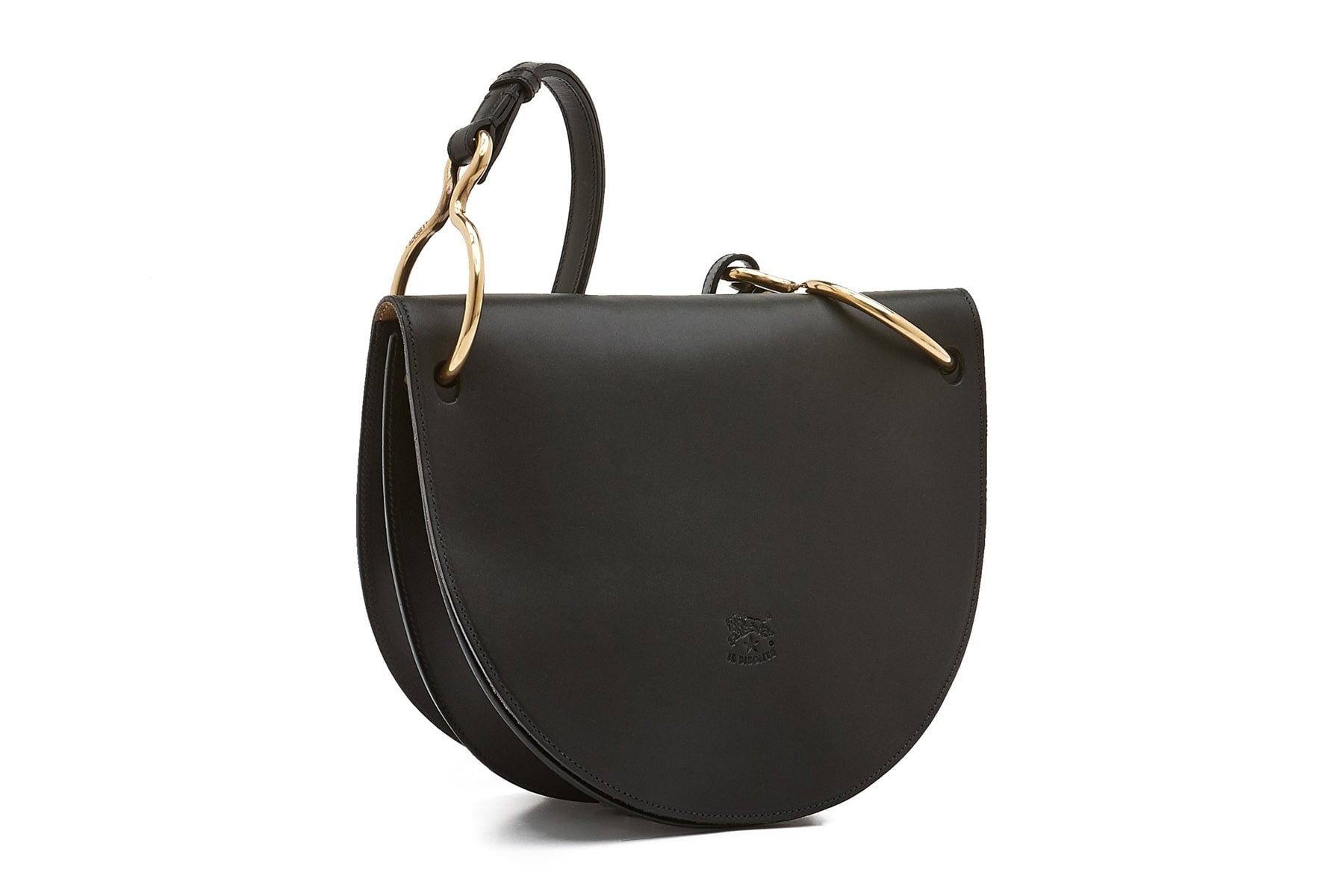 Crossbody-Tasche aus Leder in Schwarz - BCR193 Taschen Crossbody & Schultertaschen Il Bisonte 