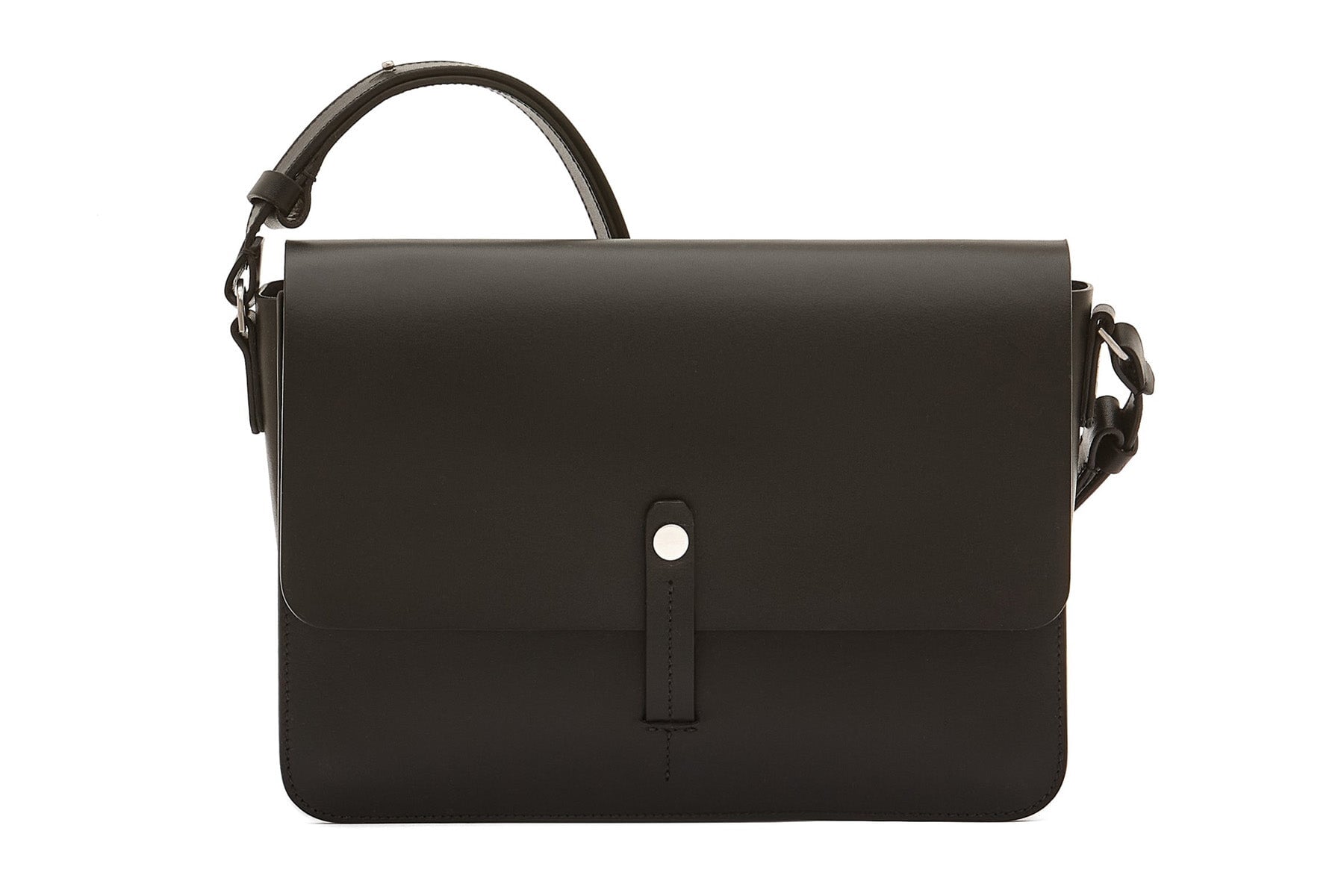 Crossbody-Tasche aus Leder in Schwarz - BCR323 Taschen Crossbody & Schultertaschen Il Bisonte 