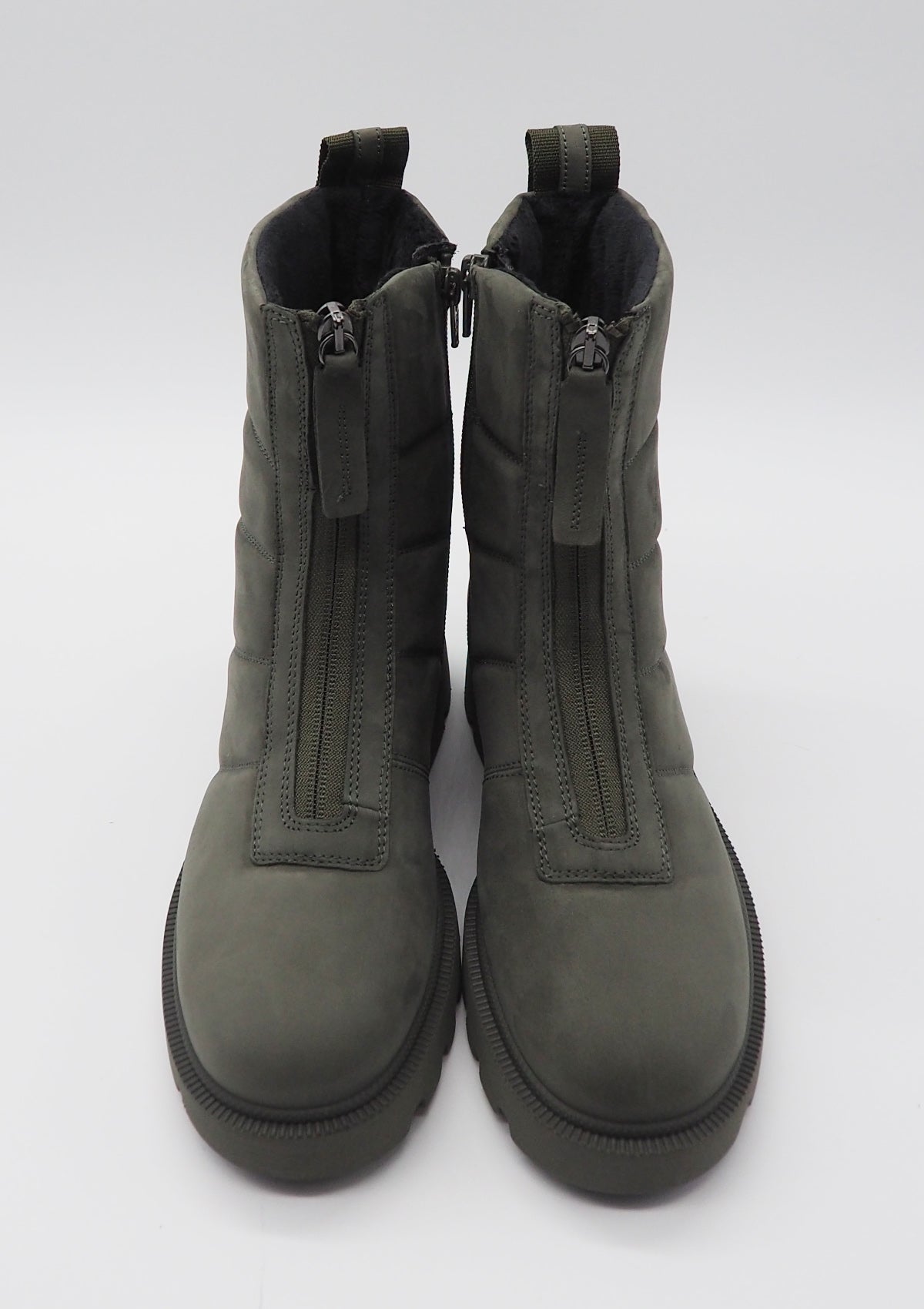 Damen Boots aus Nubukleder in Efeu - Absatz 5,5cm Damen Boots & Booties Gabor 