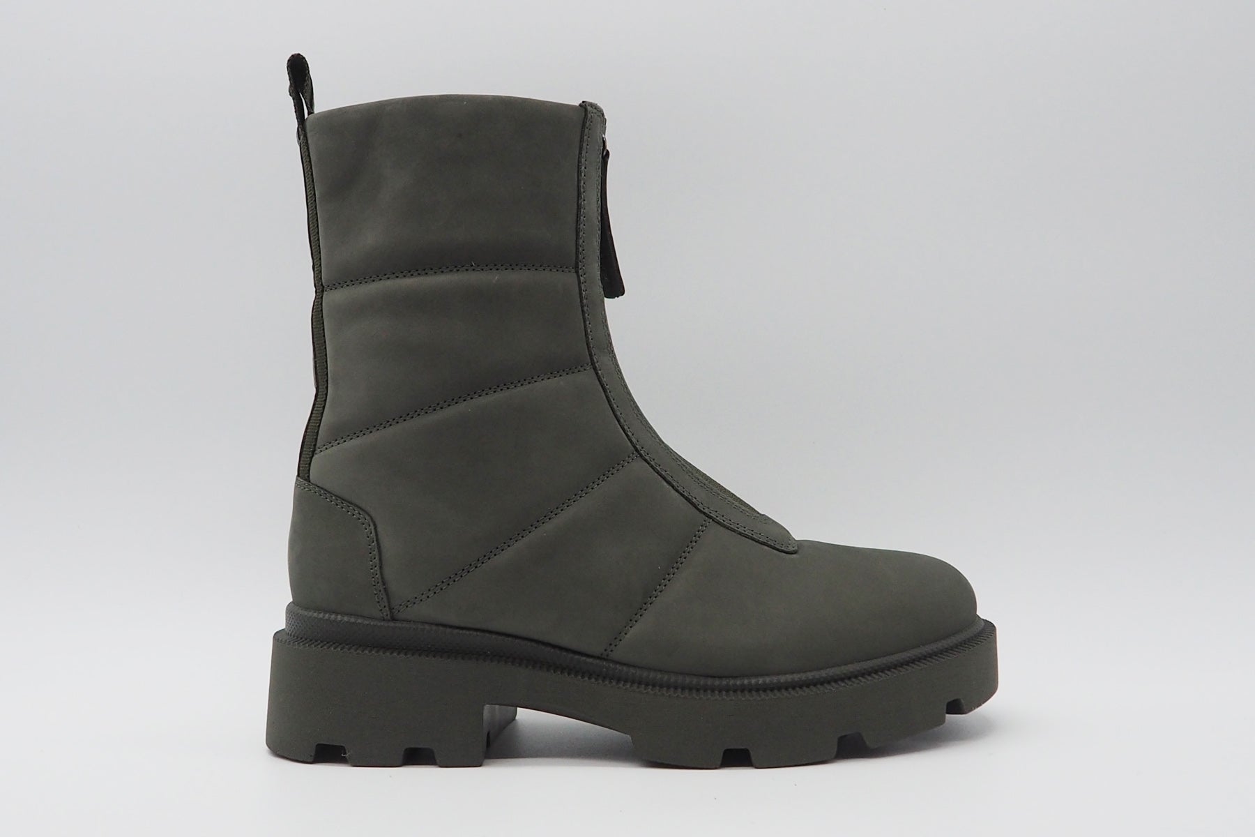 Damen Boots aus Nubukleder in Efeu - Absatz 5,5cm Damen Boots & Booties Gabor 