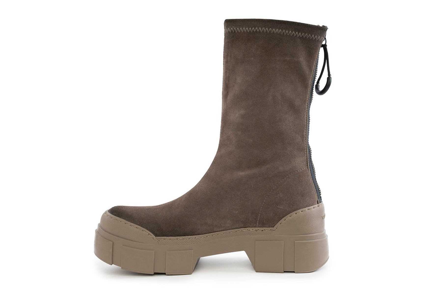 Damen Boots aus Nubukleder in Grau - Absatz 3cm Damen Boots & Booties Vic Matié 