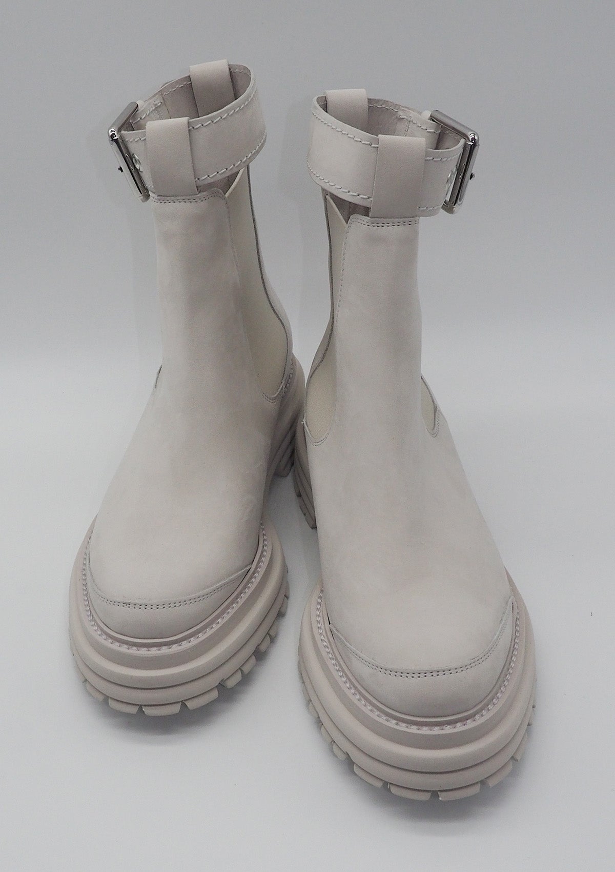 Damen Chelsea-Boots aus Nubukleder in Sand Damen Boots & Booties Kennel & Schmenger