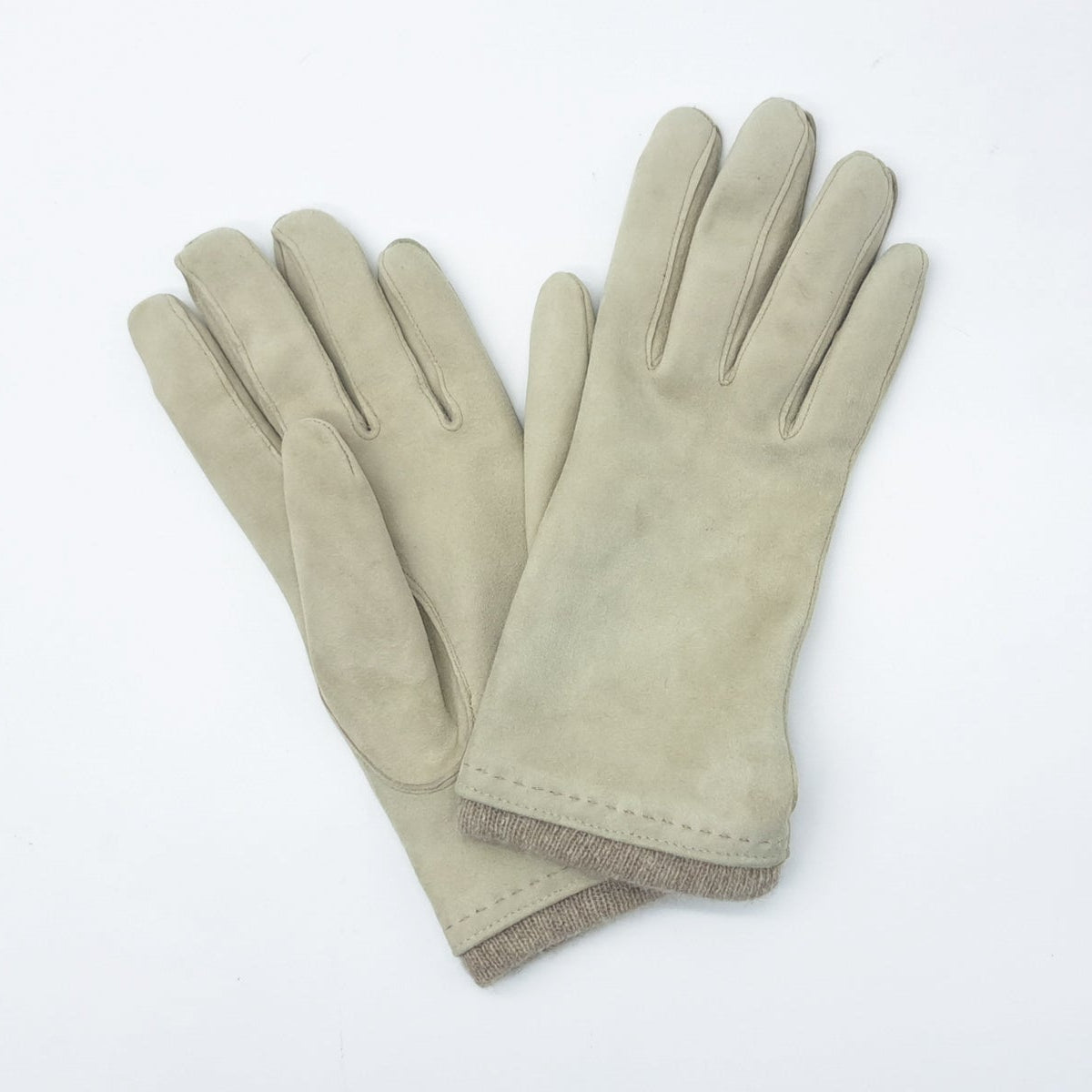 handschuhe sand C. Gloves | Damen Handschuhe aus Veloursleder in Sand