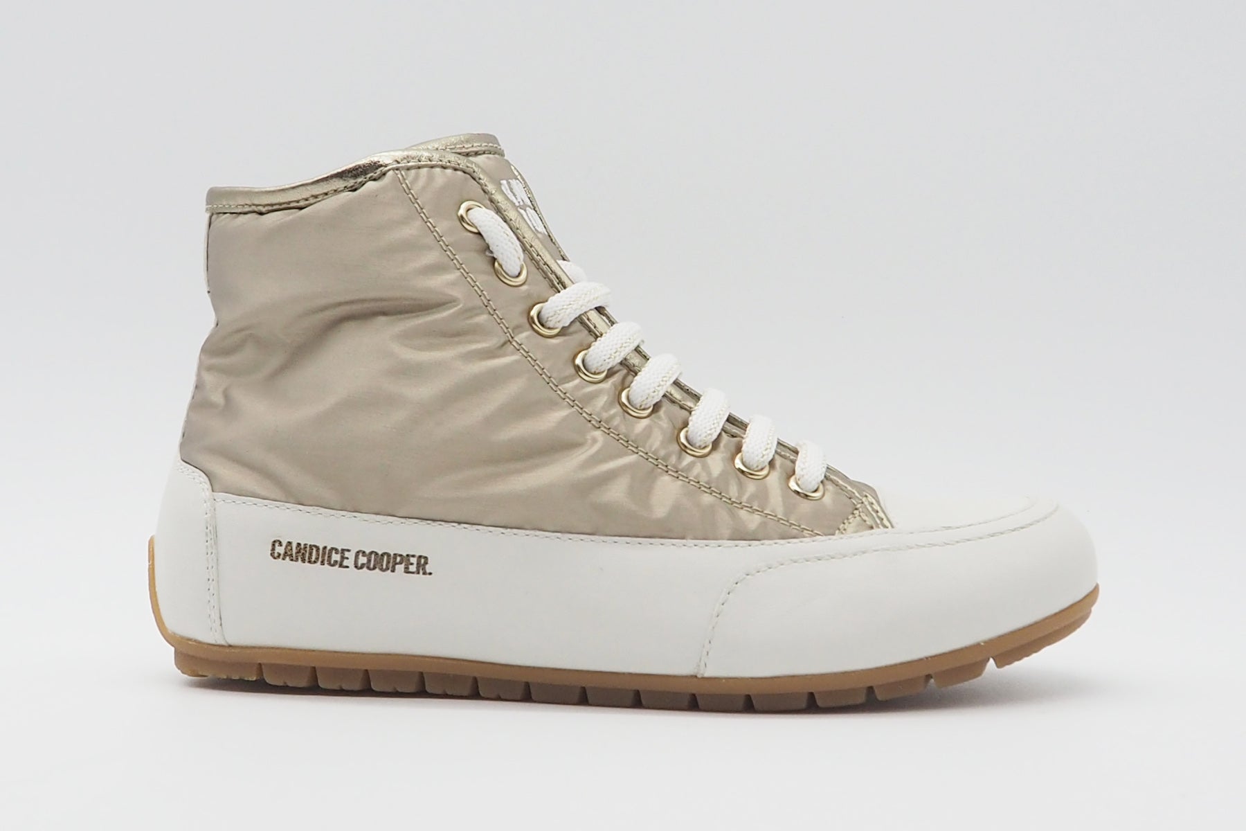 Damen Hightop-Sneaker aus Nylon in Metallic Damen Sneaker Candice Cooper