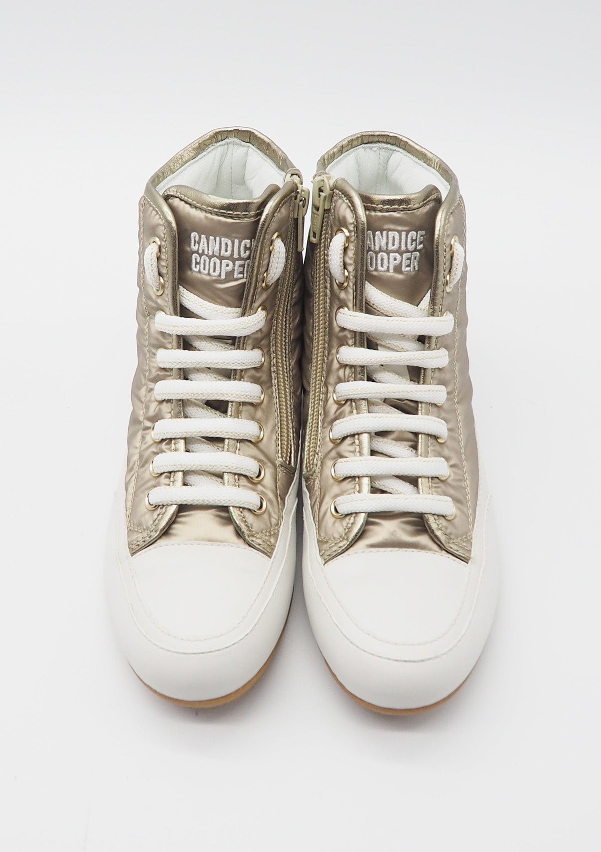 Candice Cooper Damen Hghtop Sneaker aus Nylon in Metallic