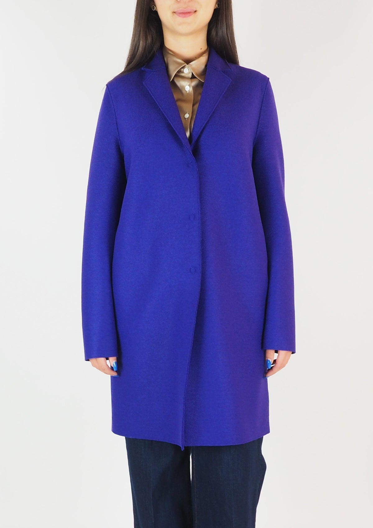 Wool Coat Harris Mantel Harris Wharf Mantel Blau Harris Wharf