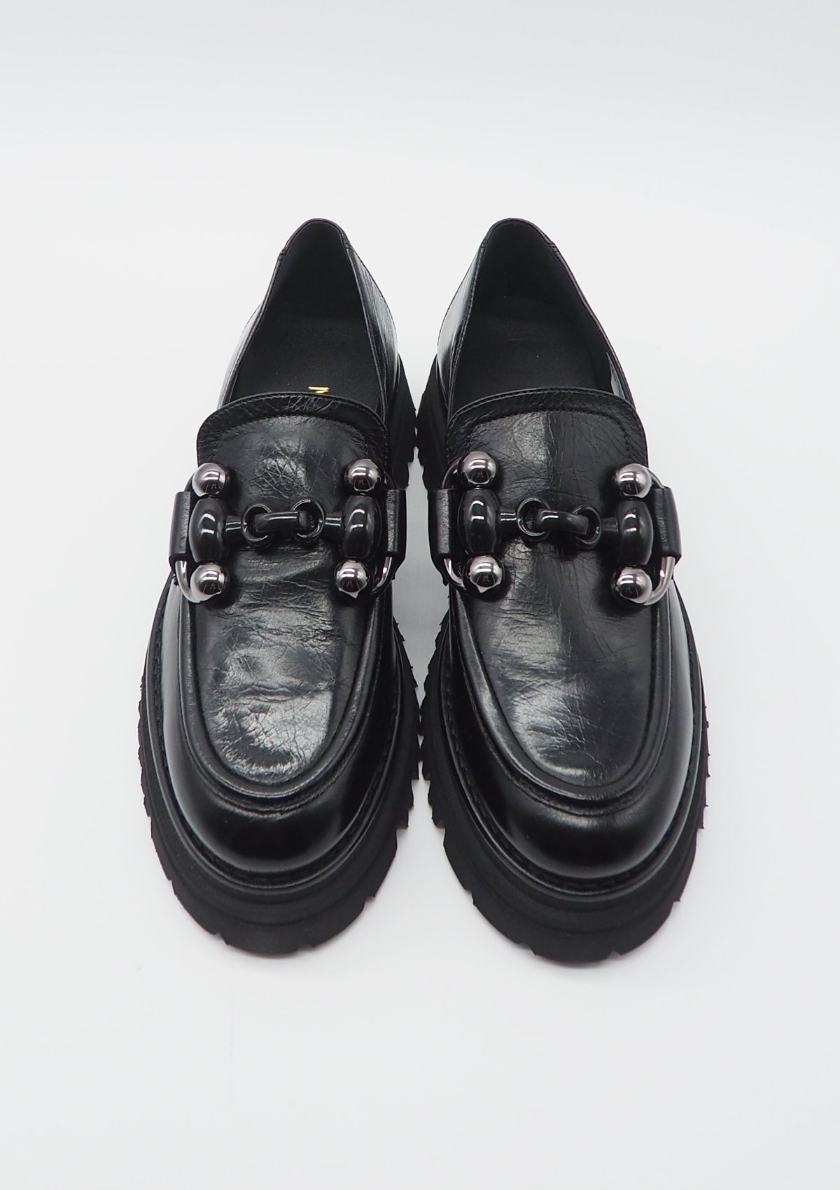 Damen Loafer aus Glattleder in Schwarz - Absatz 3cm Damen Loafers & Schnürer Maripé