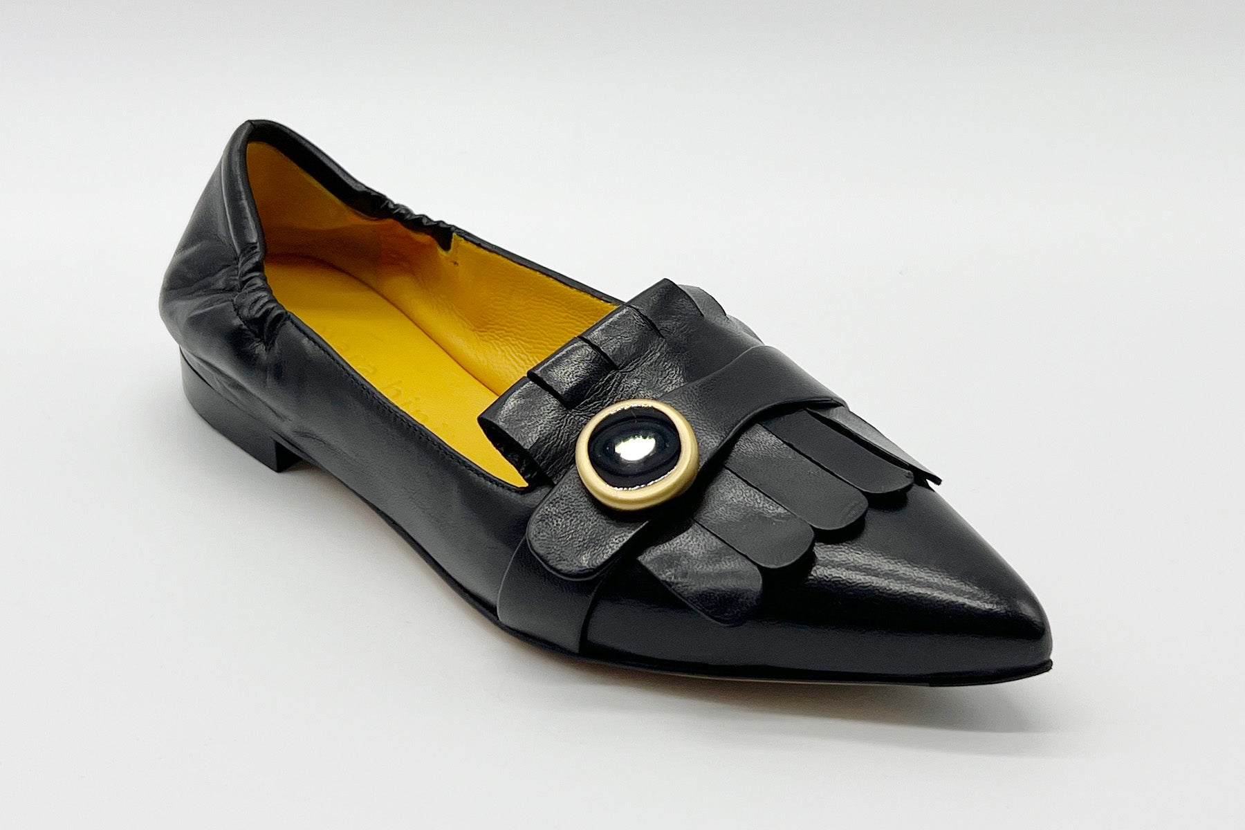 Damen Loafer aus Glattleder in Schwarz Damen Loafers & Schnürer Mara Bini